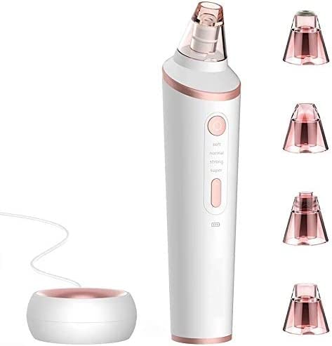 USB Rechargeable Blackhead Remover Pore Vacuum with 4 Probes
