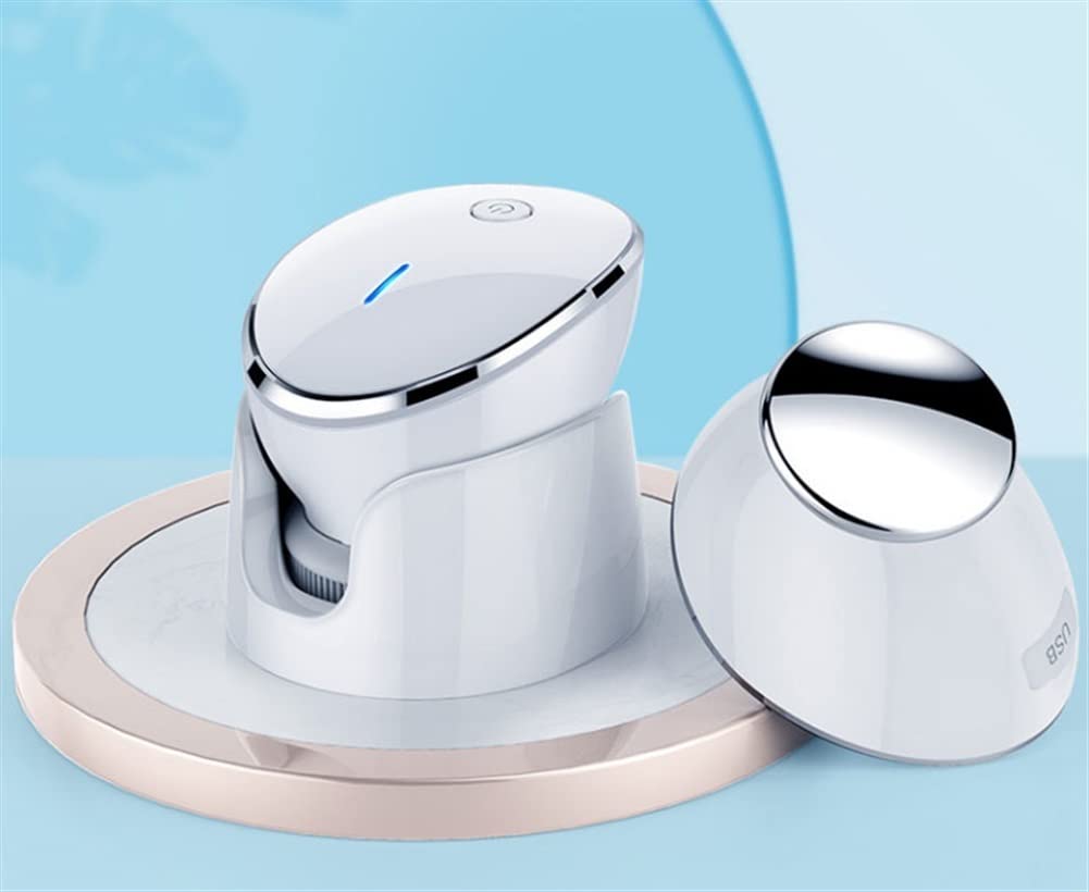 USB Rechargeable Waterproof Facial Cleansing Brush, White
