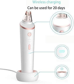 USB Rechargeable Blackhead Remover Pore Vacuum with 4 Probes
