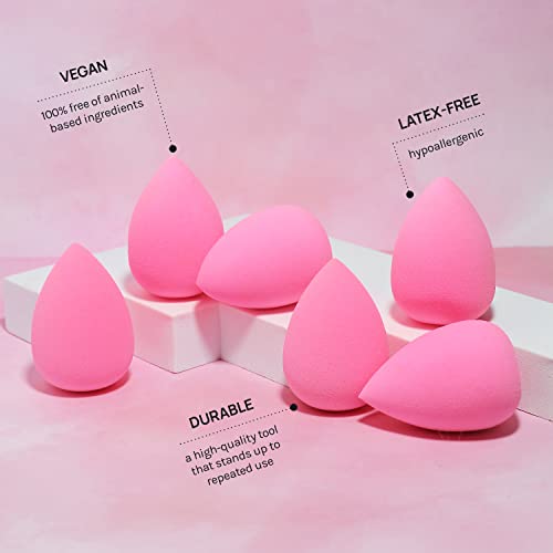 6-Piece Latex-Free Makeup Sponge Set