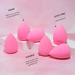 6-Piece Latex-Free Makeup Sponge Set