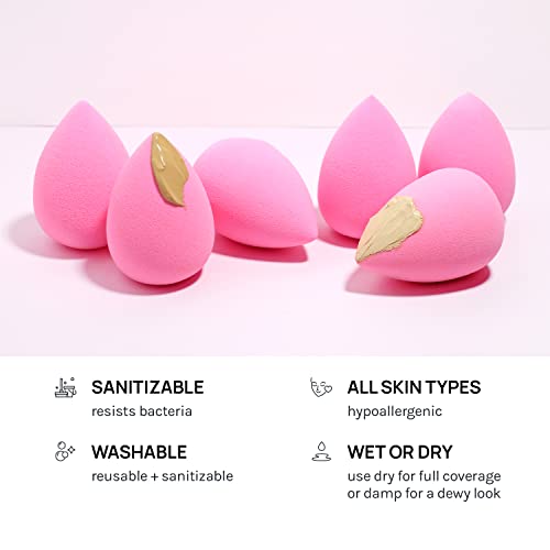 6-Piece Latex-Free Makeup Sponge Set