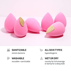 6-Piece Latex-Free Makeup Sponge Set