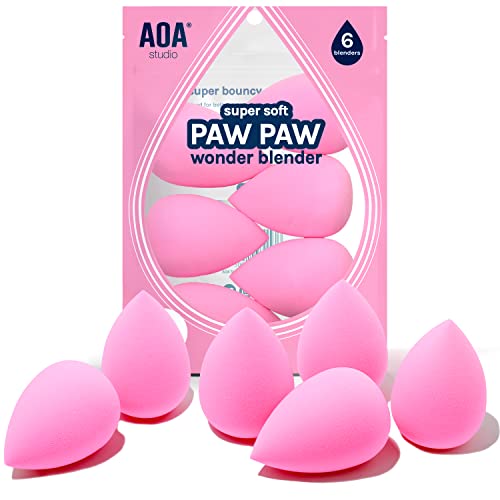 6-Piece Latex-Free Makeup Sponge Set