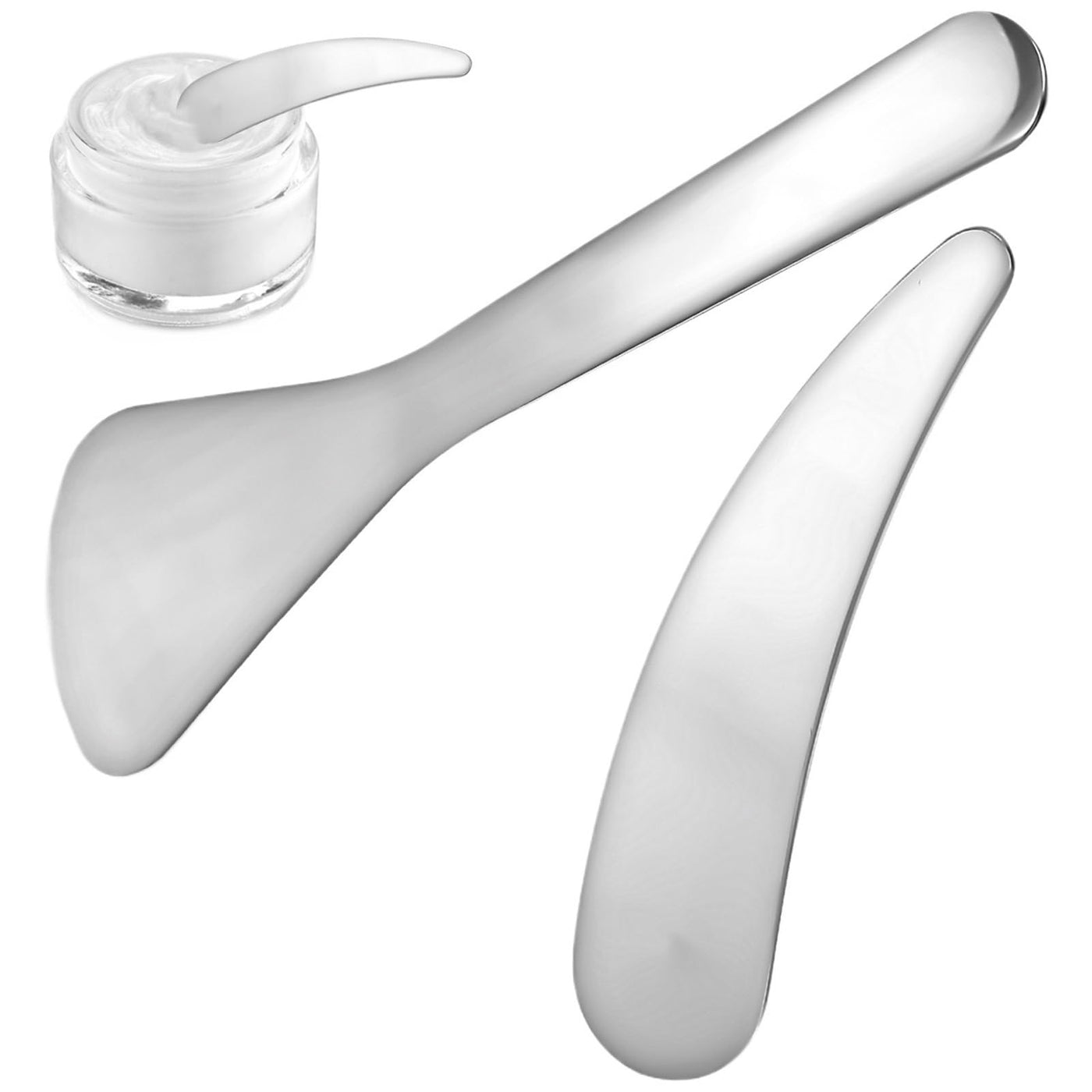 6-Piece Stainless Steel Face Mask Applicator & Spatula Set