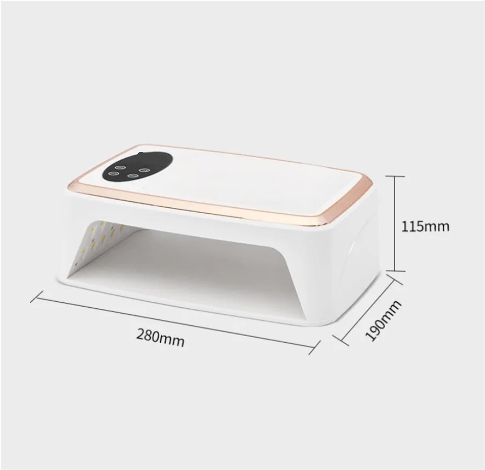 2-Piece LED UV Gel Nail Dryer Lamp Set