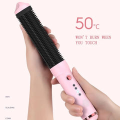 Ceramic Hair Straightening Hot Brush