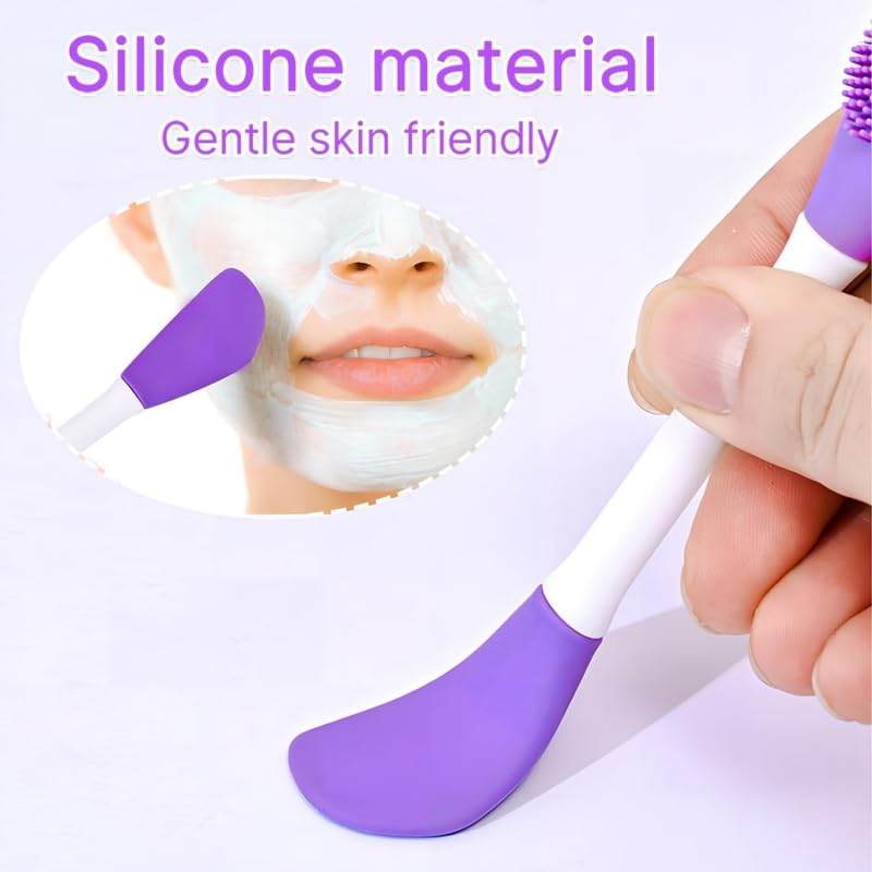 8-Piece Double-Ended Silicone Face Mask Applicator Set