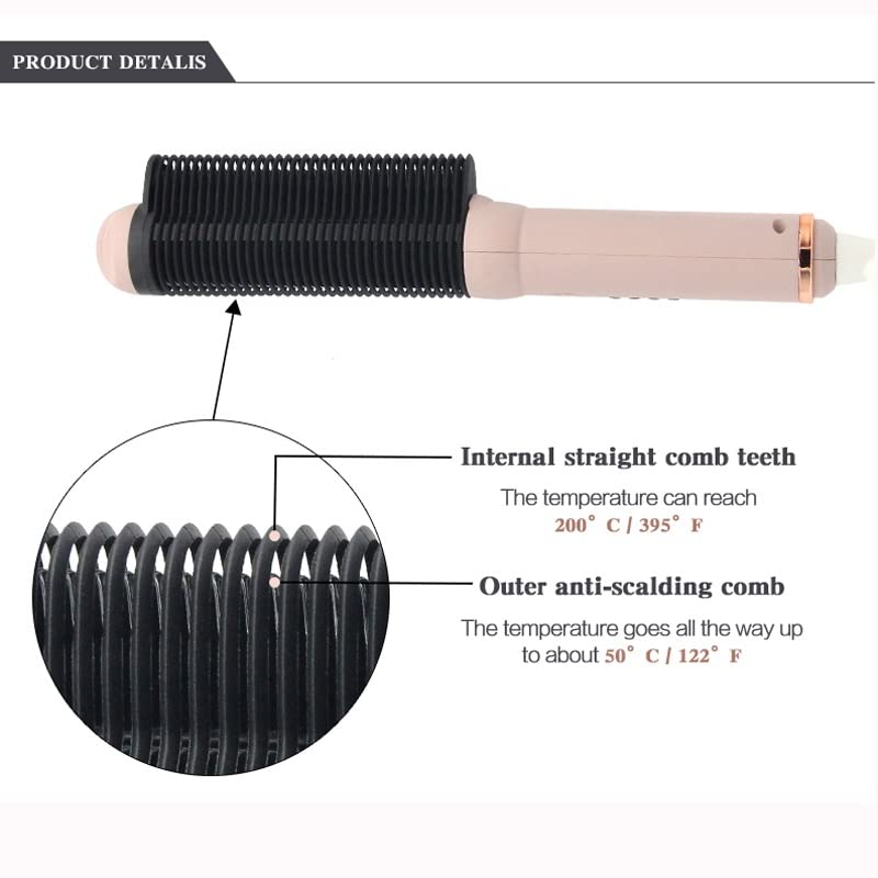 Ceramic Hair Straightening Hot Brush