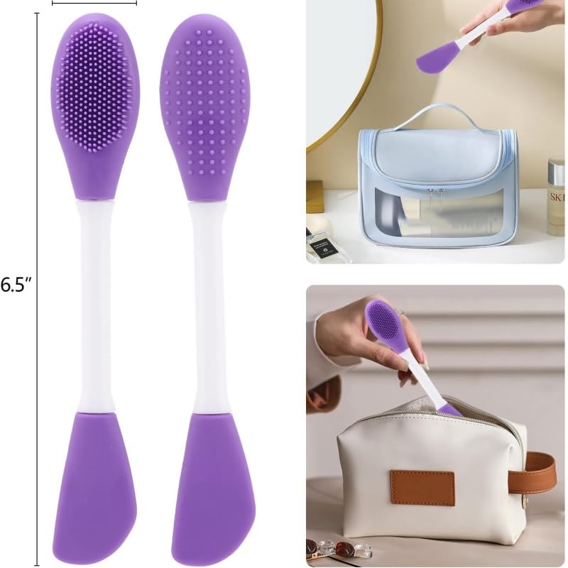 8-Piece Double-Ended Silicone Face Mask Applicator Set