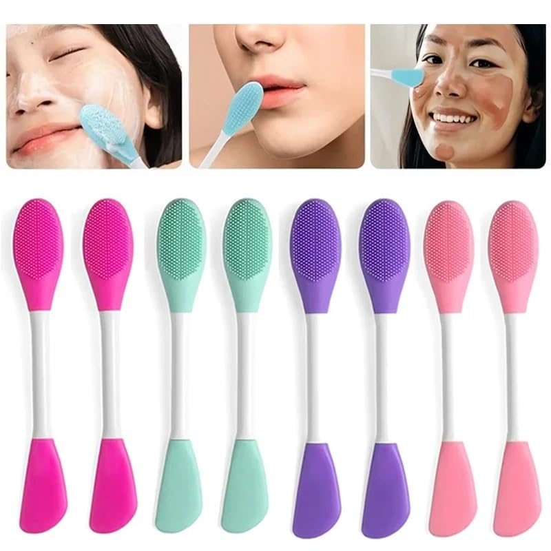 8-Piece Double-Ended Silicone Face Mask Applicator Set