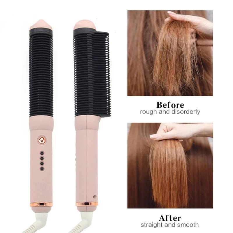 Ceramic Hair Straightening Hot Brush