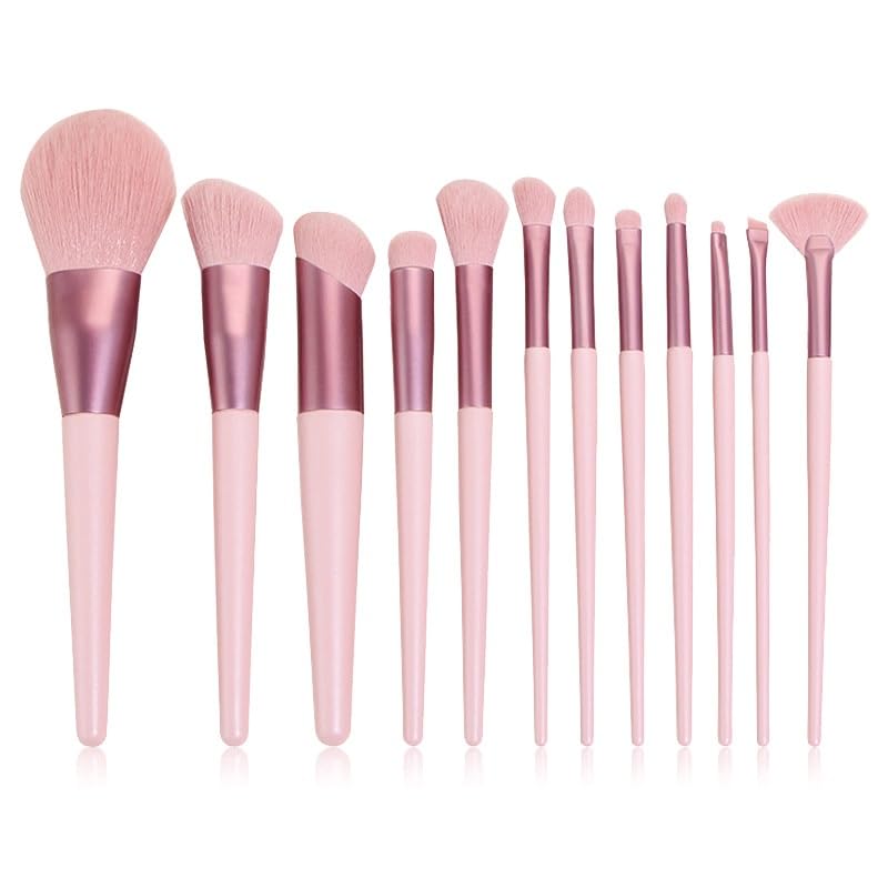 12 pcs of makeup brushes, brush set, multifunctional beauty tools
