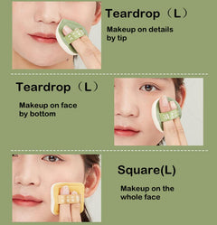 Drop-Shaped Makeup Sponge Set
