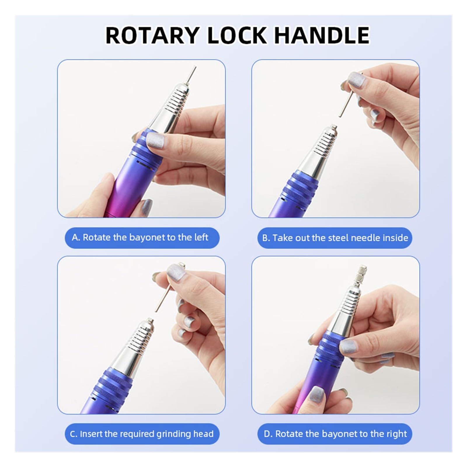 35000 RPM Professional Electric Nail Drill Kit