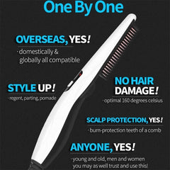 Multifunctional Hair & Beard Styling Brush