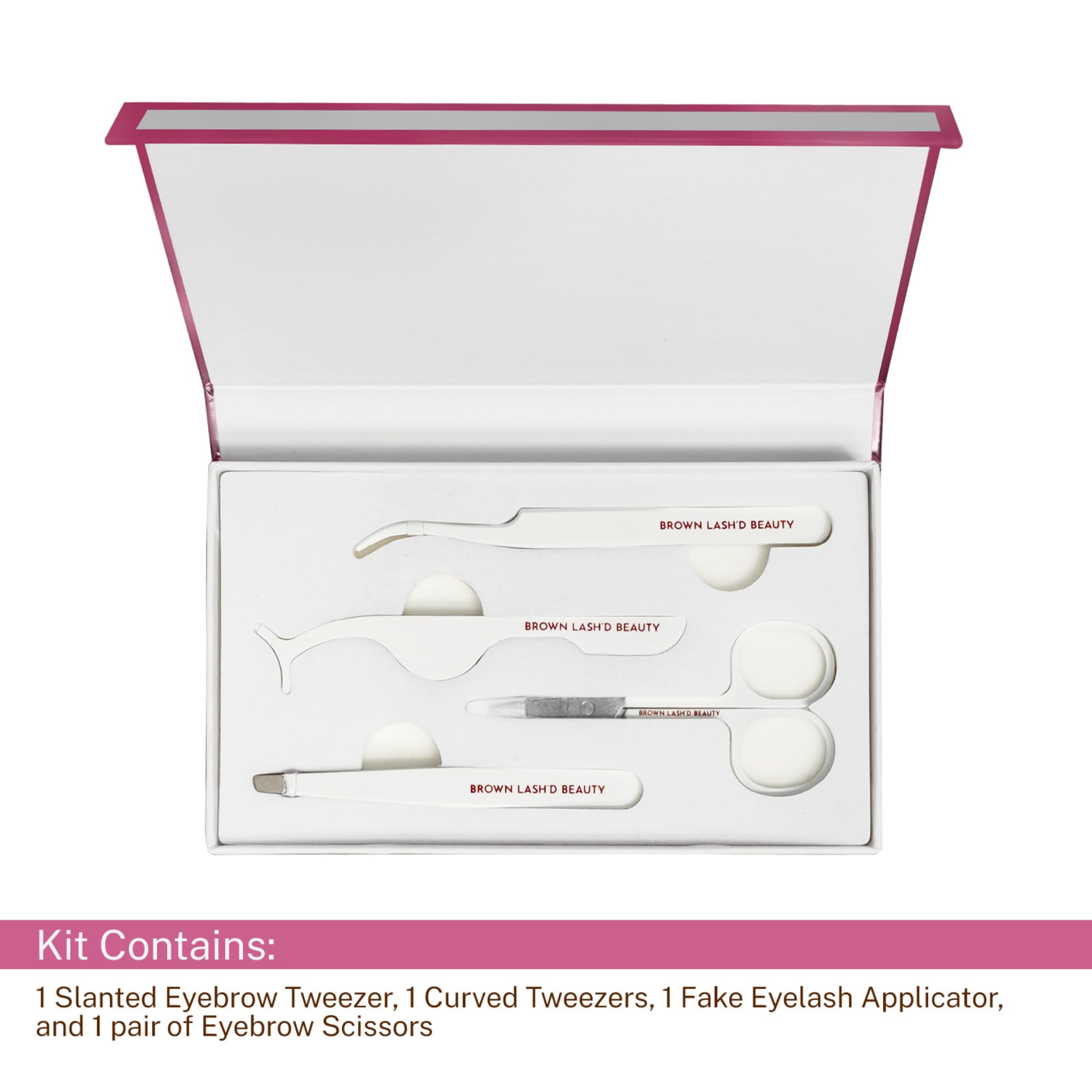 4-Piece Lash Tweezer & Scissor Set