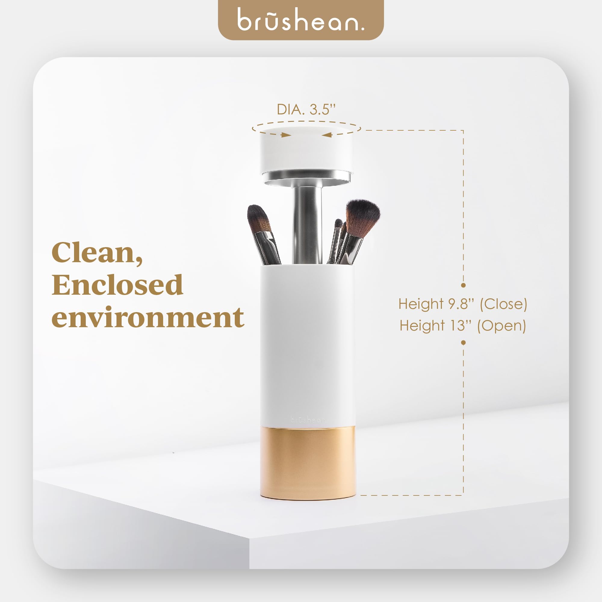 UV Makeup Brush Sanitizer & Storage Holder