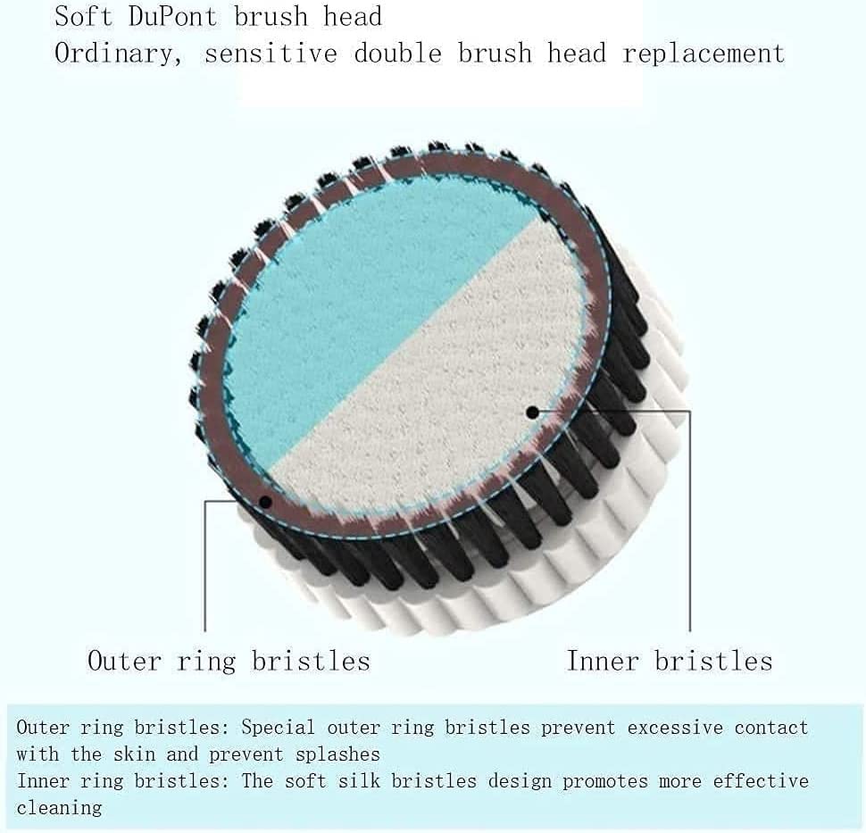 4-Speed Rechargeable Waterproof Facial Cleansing Brush