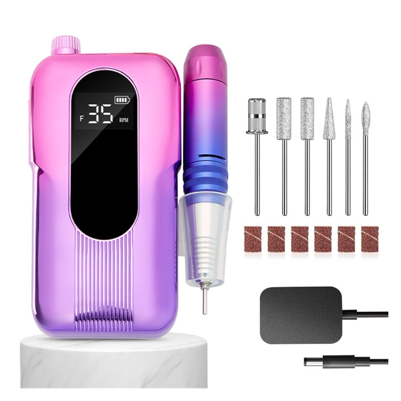 35000 RPM Professional Electric Nail Drill Kit