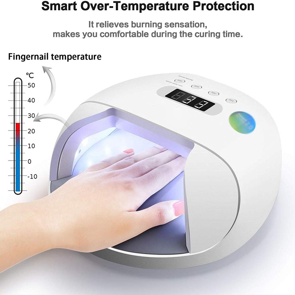 LED Gel Nail Lamp with Smart Timer