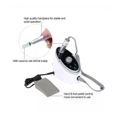 35000 RPM Electric Nail Drill with LCD Display