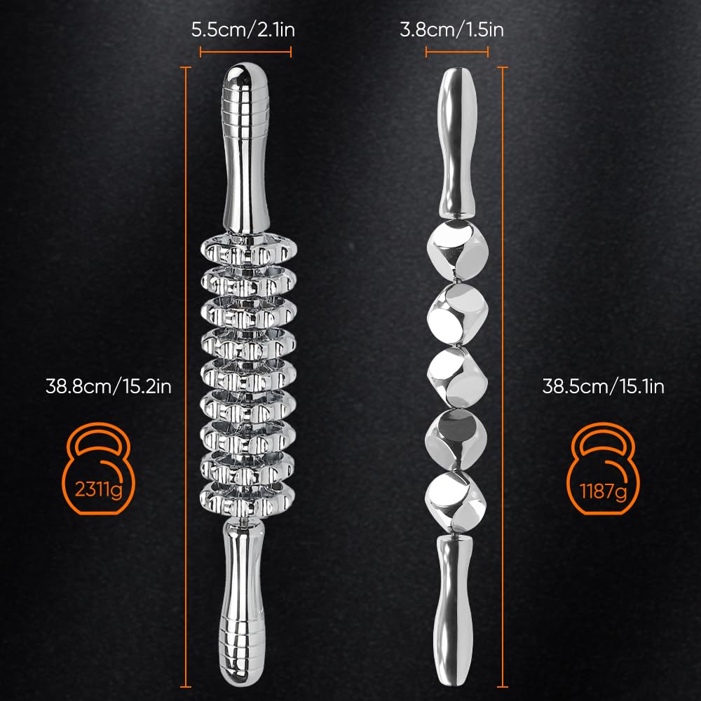 Stainless Steel Gua Sha Therapy & Body Sculpting Tool Set