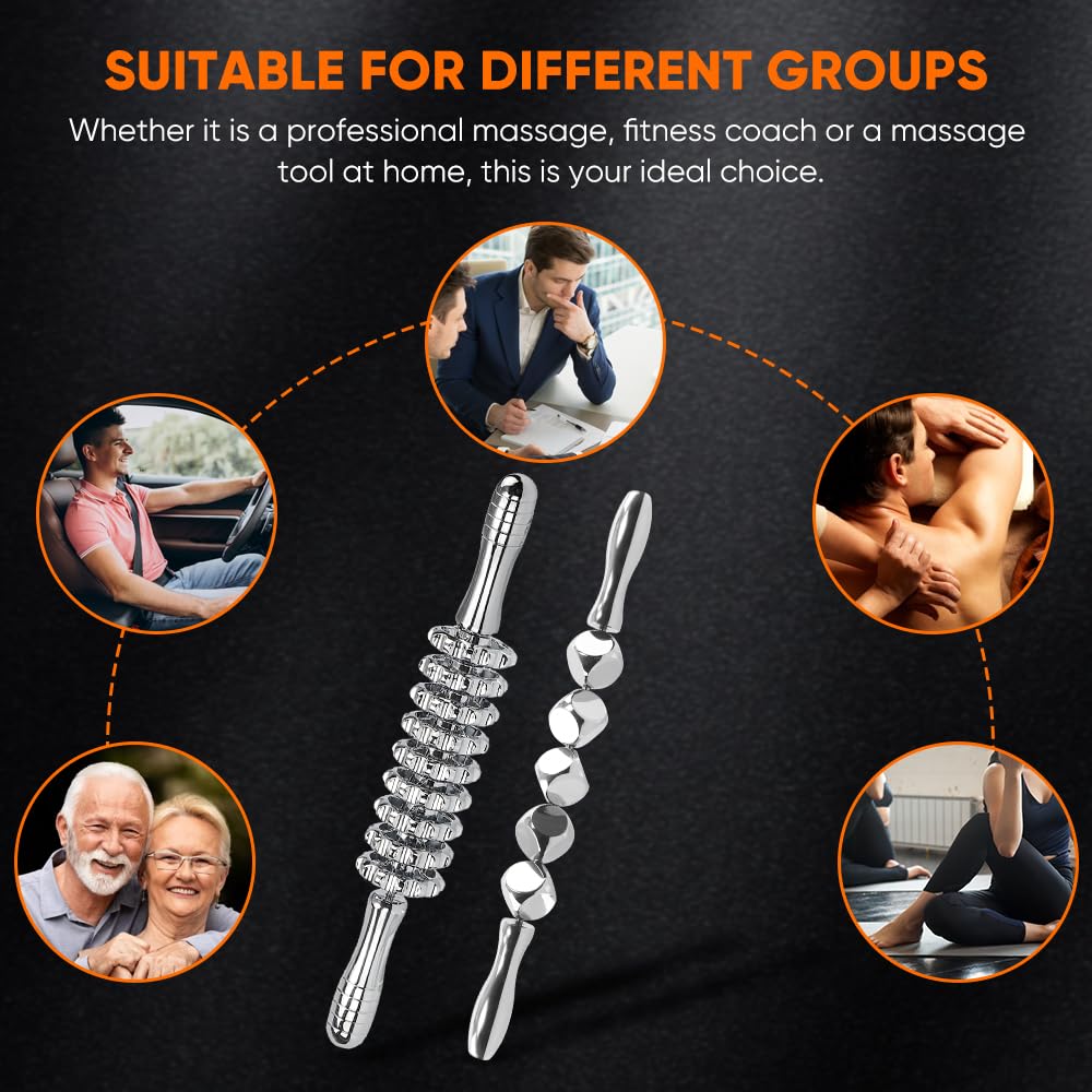 Stainless Steel Gua Sha Therapy & Body Sculpting Tool Set
