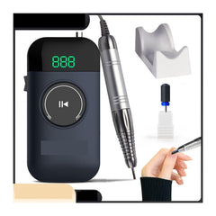 Rechargeable Electric Nail Drill with LCD Display