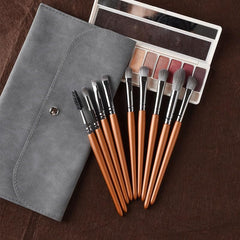 12 Pcs. Makeup Brush Set Super Soft Powder Eye Shadow Tool