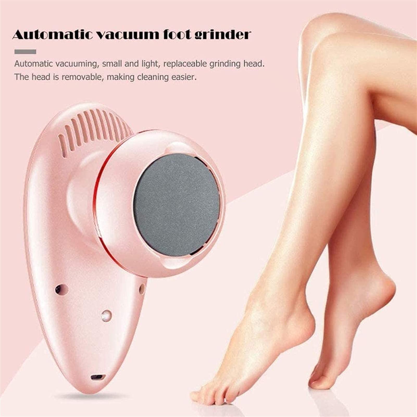 Rechargeable Electric Foot Callus Remover with Vacuum