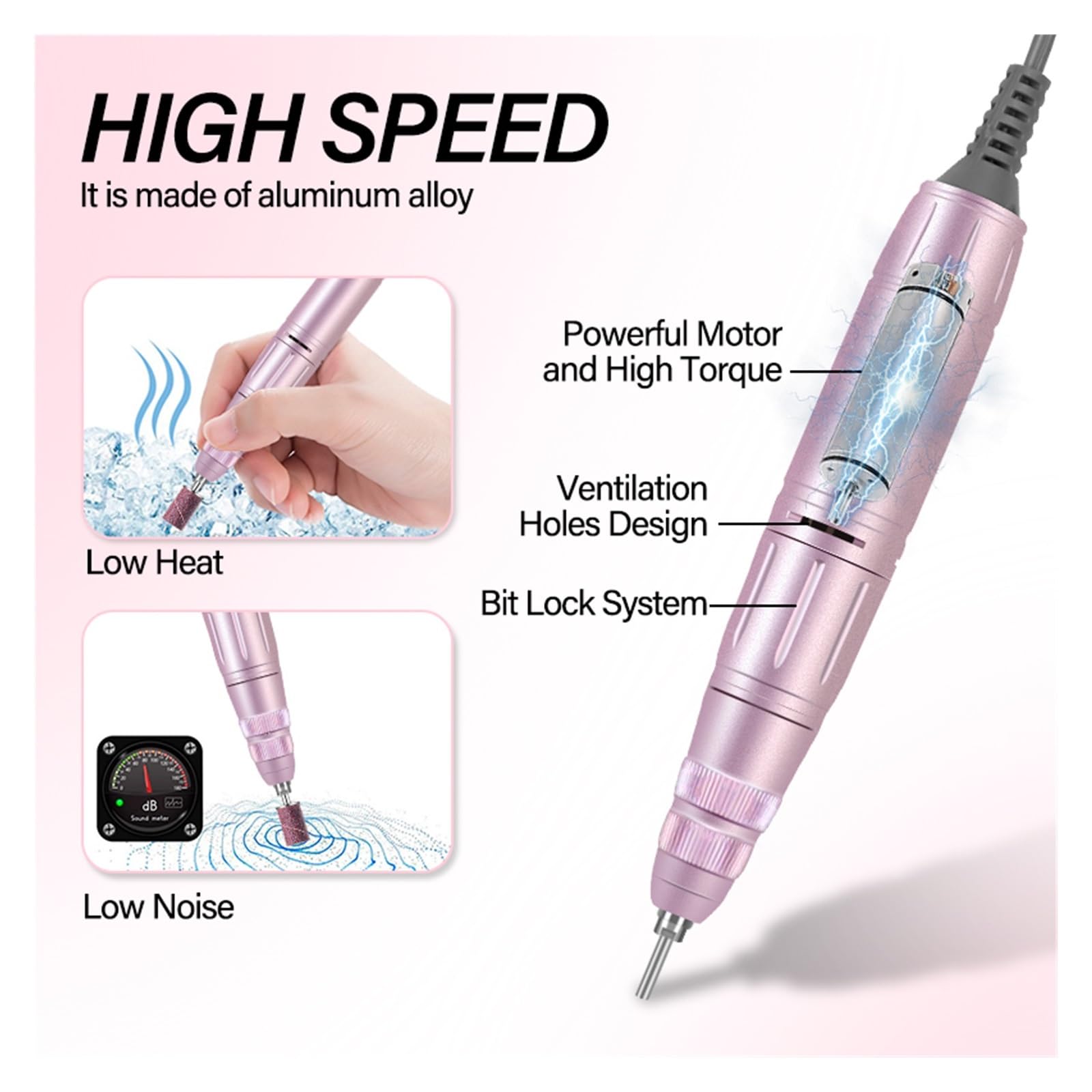 40000 RPM Professional Electric Nail Drill