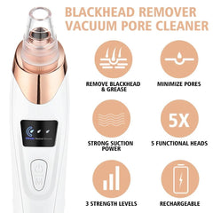 Electric Blackhead Remover Vacuum with Adjustable Suction