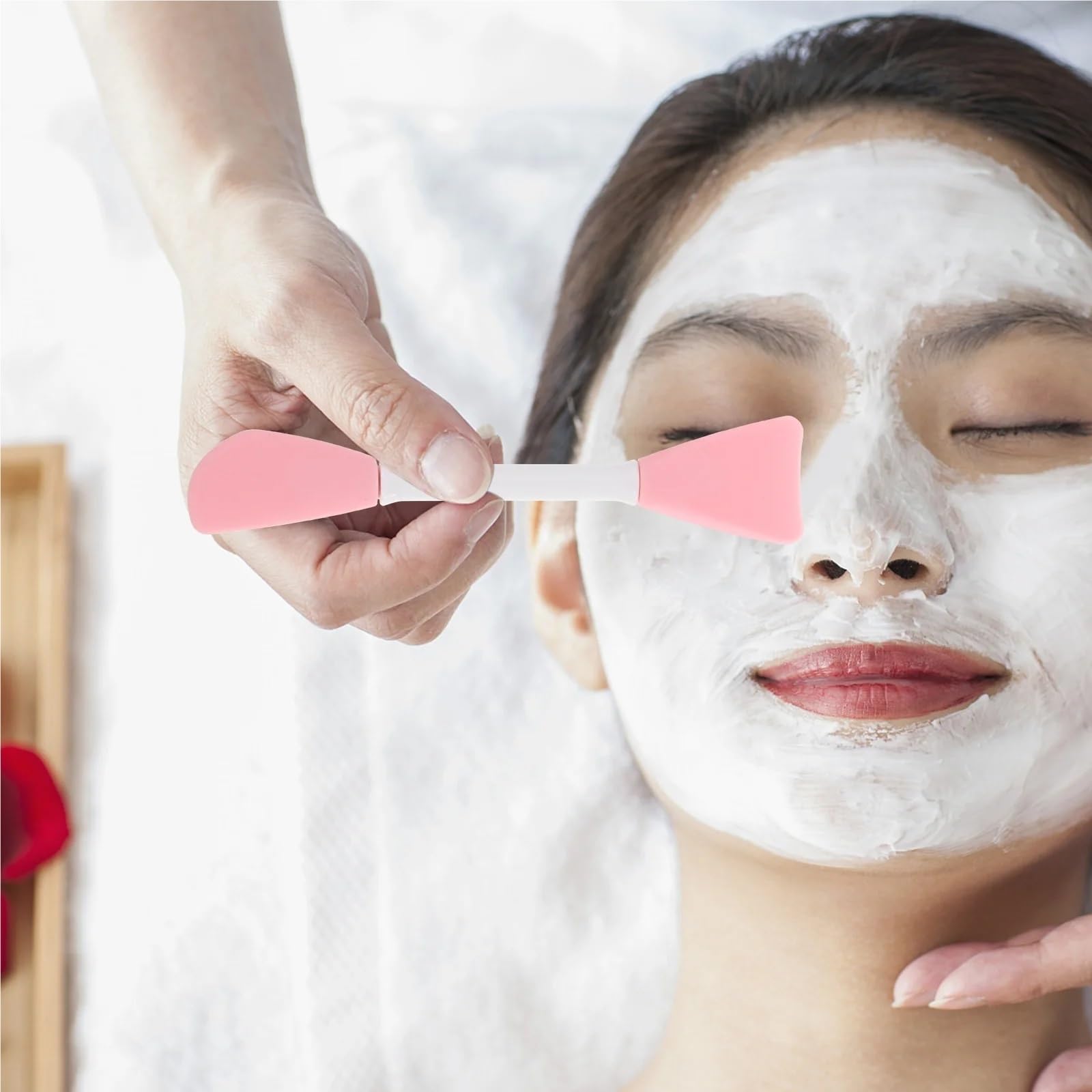 16-Piece Silicone Face Mask Applicator Brush Set