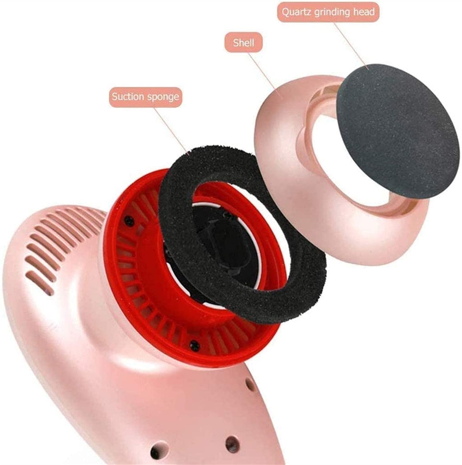 Rechargeable Electric Foot Callus Remover with Vacuum