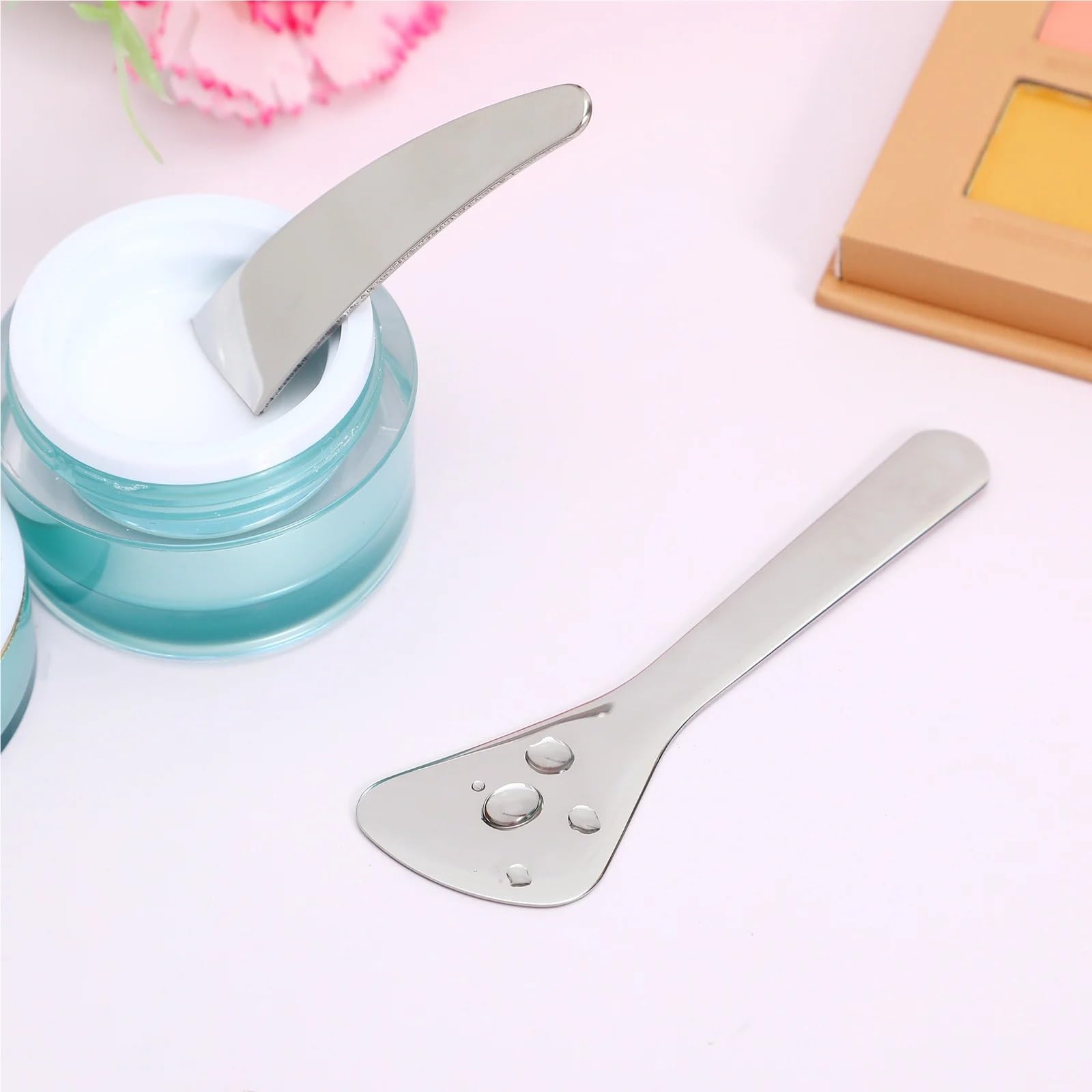 6-Piece Stainless Steel Face Mask Applicator & Spatula Set
