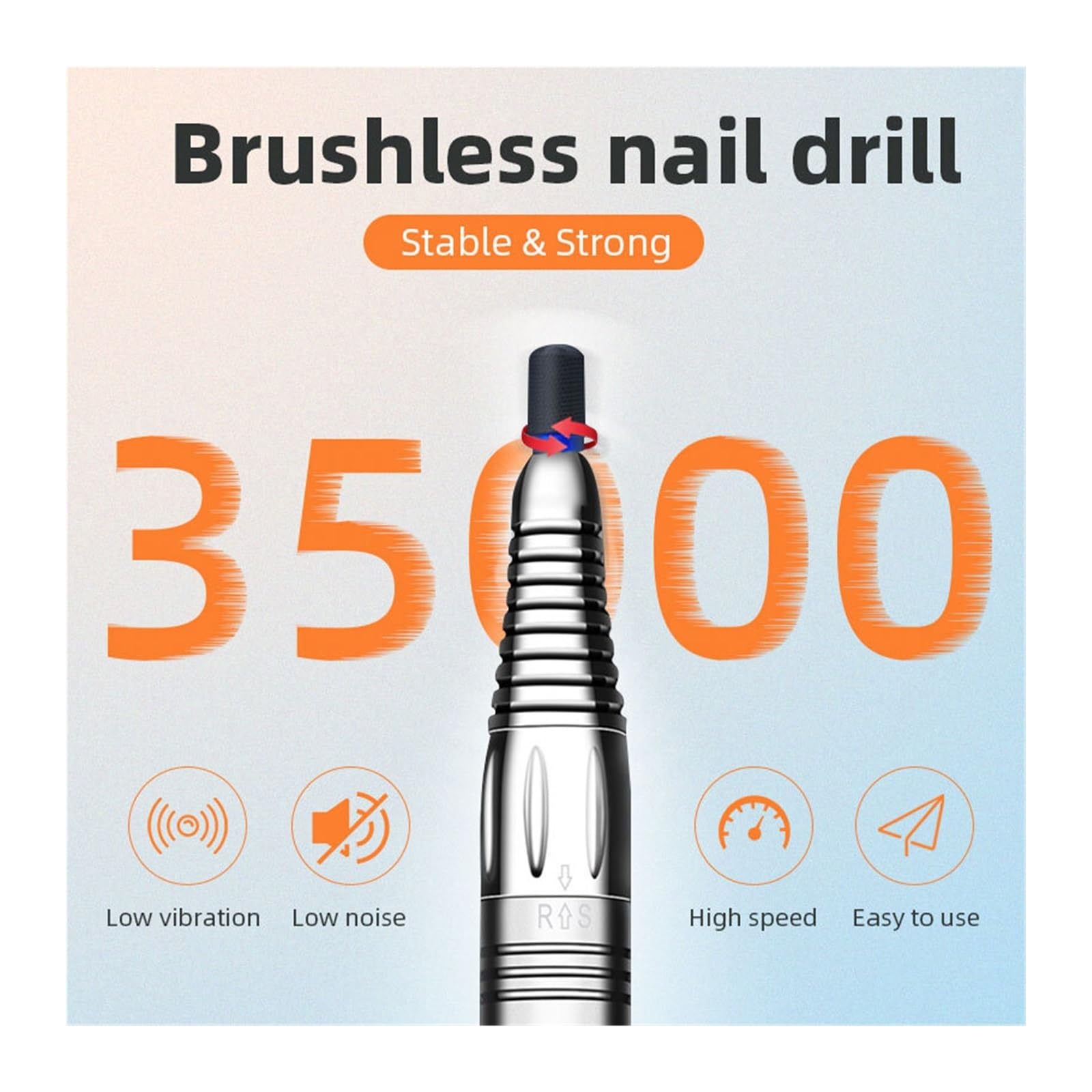 Rechargeable Electric Nail Drill with LCD Display