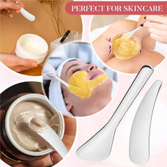 6-Piece Stainless Steel Face Mask Applicator & Spatula Set