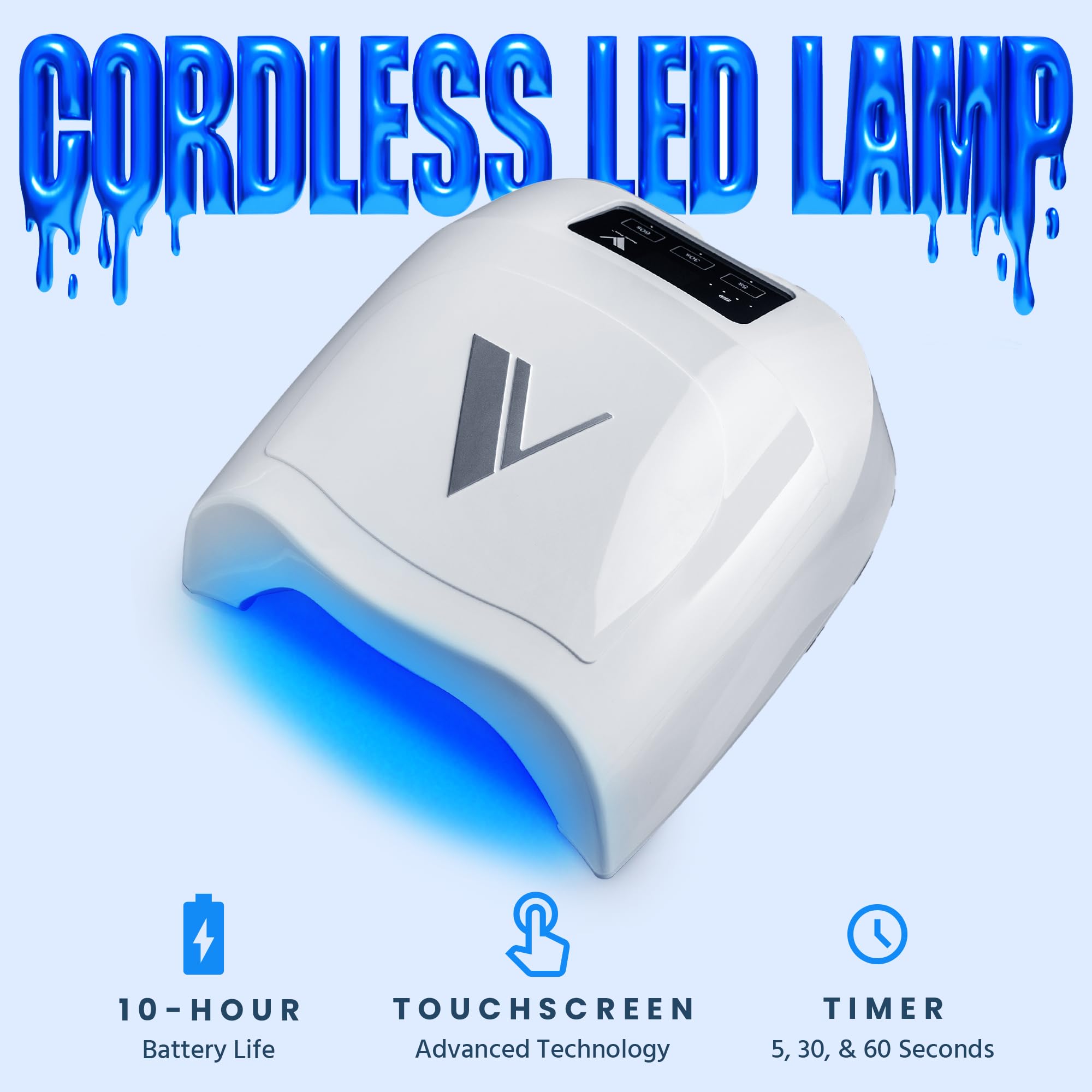 36W Cordless LED UV Gel Nail Lamp