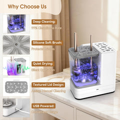 Automatic USB Makeup Brush Cleaner & Dryer