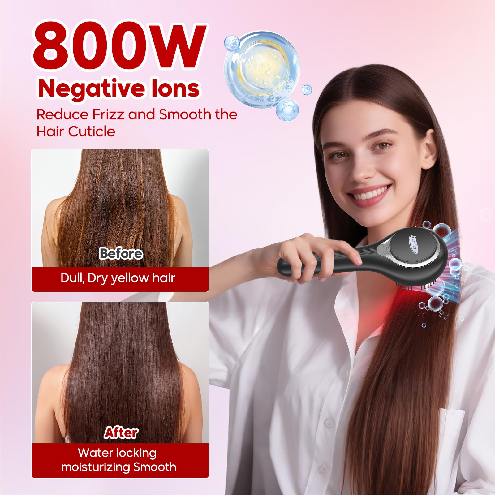 3-in-1 Waterproof Electric Scalp Massager & Hair Oil Applicator