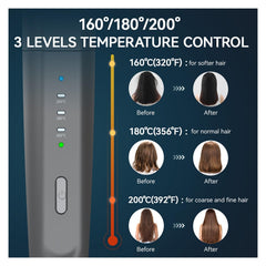 1PCS Hair Straightener Brush Straight Curly Styling Comb For Men Women