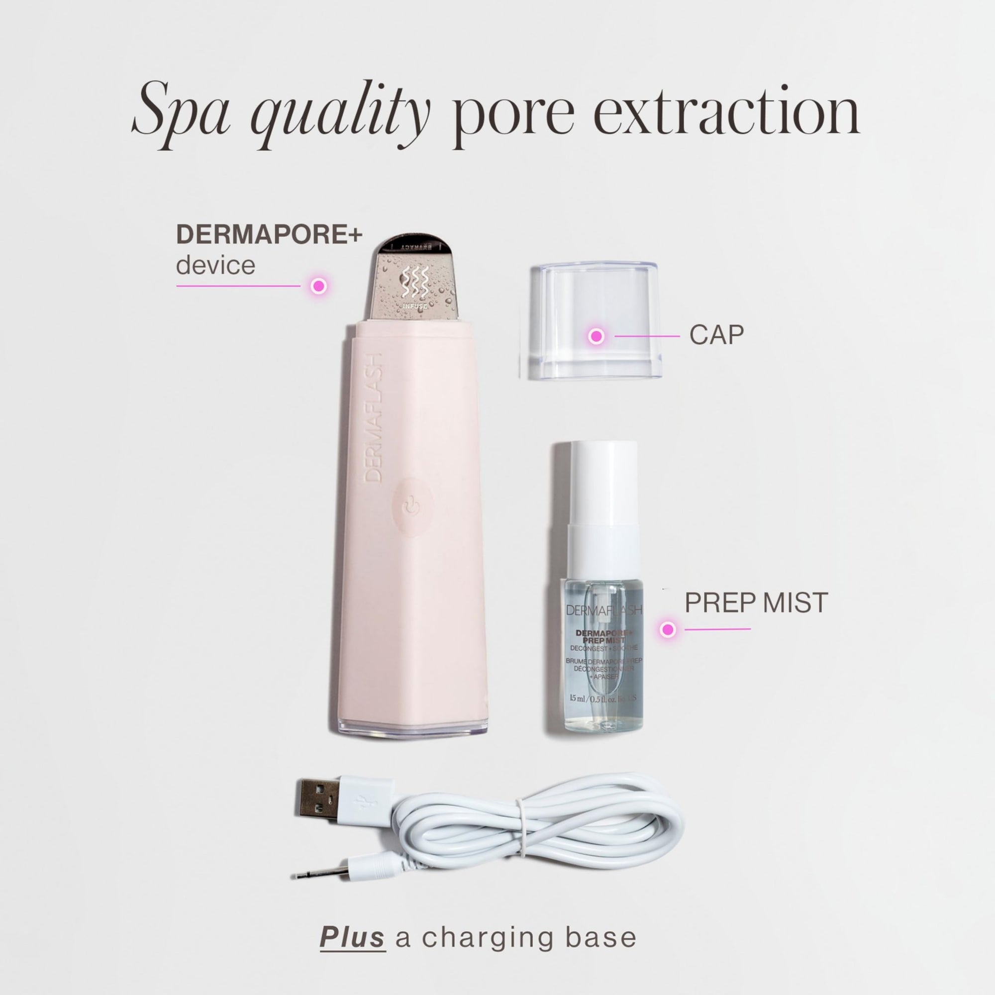 Ultrasonic 2-in-1 Pore Extractor & Skincare Infuser