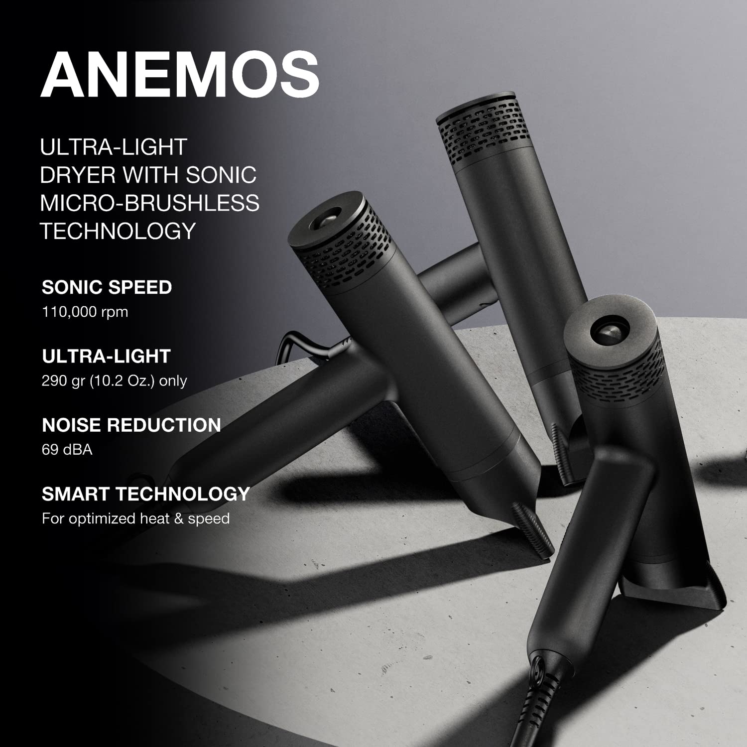 Ultra-Light Professional Digital Hair Dryer