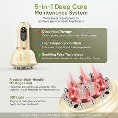 Microcurrent Body Sculpting & Lymphatic Drainage Massager