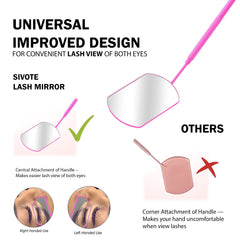 Professional Lash Tweezer + UPGRADED DESIGN Lash Mirror