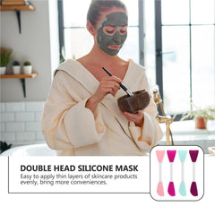 16-Piece Silicone Face Mask Applicator Brush Set