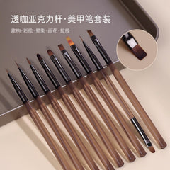 9-Piece Nail Art Brush & Tool Set