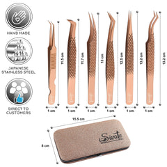 Professional Lash Tweezer + UPGRADED DESIGN Lash Mirror