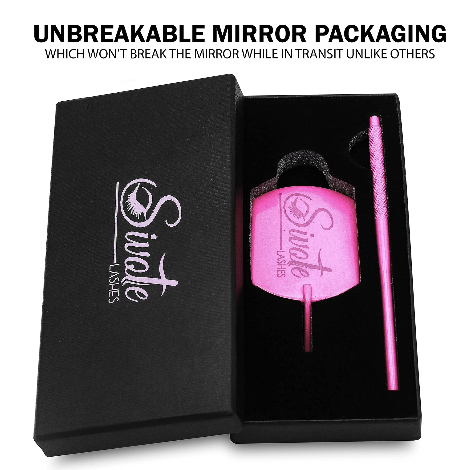 Professional Lash Tweezer + UPGRADED DESIGN Lash Mirror